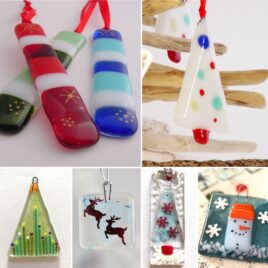 Fused Glass Taster Christmas Decorations Workshop- Saturday 2nd November 2024 -Afternoon- Walford Mill, Wimborne, Dorset