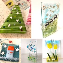 Fused Glass Christmas Tea Lights & Gifts Workshop- Saturday 30th November 2024- Afternoon- Fisherton Mill-Salisbury