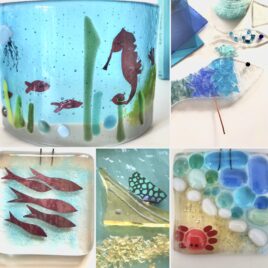 1 Space Left –  Fused Glass Sea Life & SeaScapes- Saturday 26th Oct 2024- Romsey, Hampshire