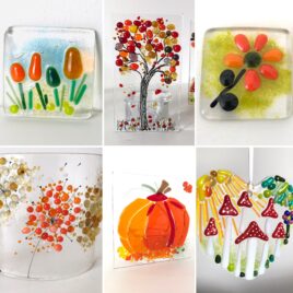 Fused Glass Garden Flowers & Pumpkins- Friday 20th September 2024 – Morning- Walford Mill, Wimborne, Dorset