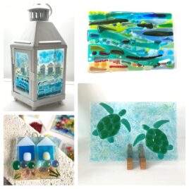 Fused Glass Beach Huts- Sea scapes & Lanterns, Saturday 24th May 2025 Morning – Fisherton Mill, Salisbury